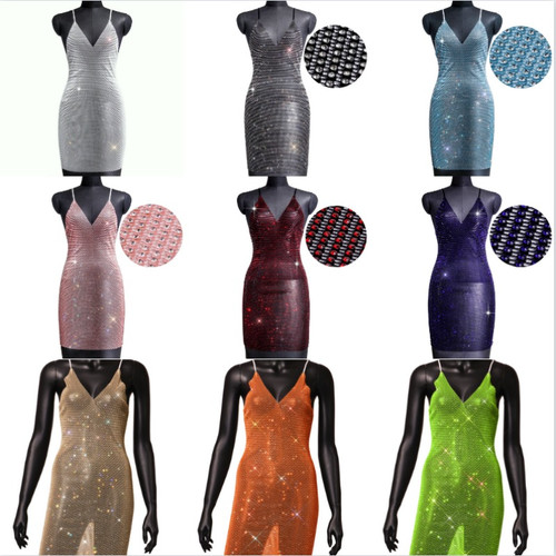 Donna velato rete strass - donna,