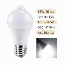 NUOVA Lampadina E27 LED 12W