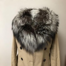 Saga Scialle Volpe Argento