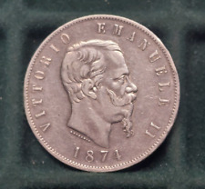 Italia 5 Lire 1874 in MB V.E. II 