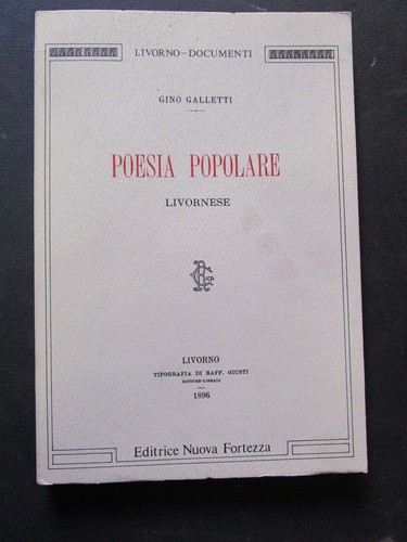 Poesia popolare livornese