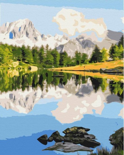 Specchio montagna con - specchio,