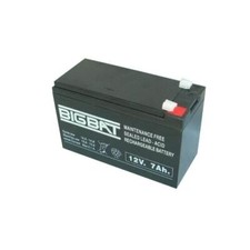 Bigbat batteria piombo ricaricabile 12V 7Ah per Bentel Tecnoalarm Risco Paradox 