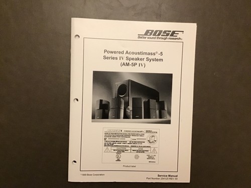 Bose powered acoustimass - powered,