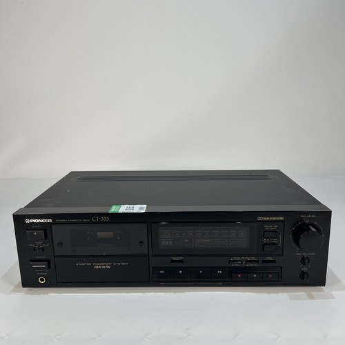 Pioneer 333 stereo cassette - pioneer, ct-333