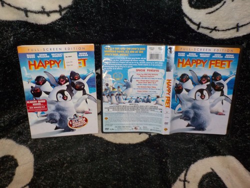 Happy feet dvd slipcover full - happy,