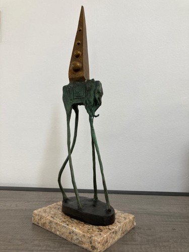 Salvador dalì scultura bronzo - salvador,