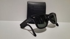 VINTAGE B&L RAY BAN WAYFARER FOLDING 50[]22 MATTE BLACK + CASE