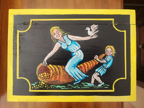 Cofanetto artigianale legno - artigianale,