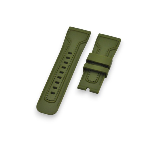 Cinturino gomma verde - in, mm