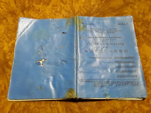 Licenza circolazione per - licenza,