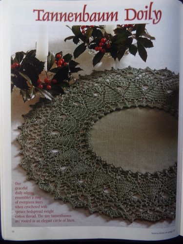 Tannenbaum doily - tannenbaum, (#9347-38)