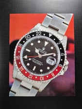 1989 Rolex GMT Master II Coke - Stampa da Magazine Originale Vintage