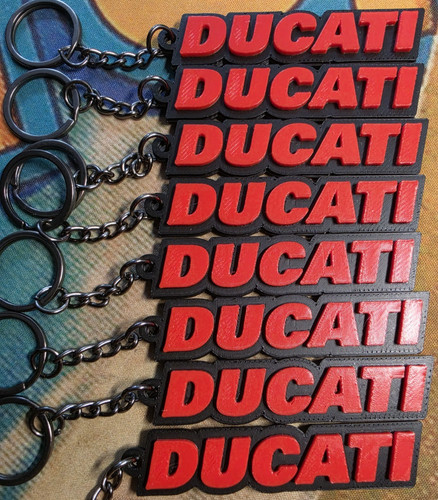 Portachiavi stampa ducati - portachiavi,