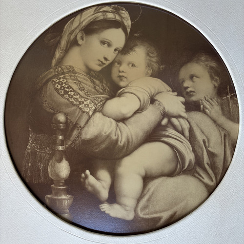 Circa 1896 raffaello madonna - 1896, "madonna