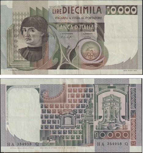 10000 lire 1976 - 10000,