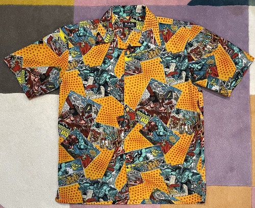 Camicia hawaiana con bottoni