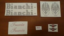 SET COMPLETO DECALCOMANIE BIANCHI CORSA FRECCIA VINTAGE DECALS STICKER ステッカー