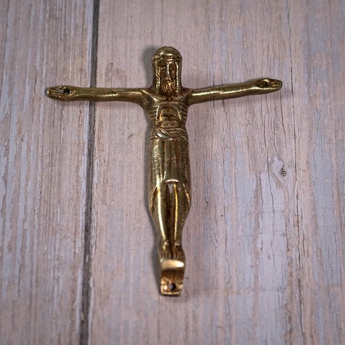 Cristo antico ottone - , cm