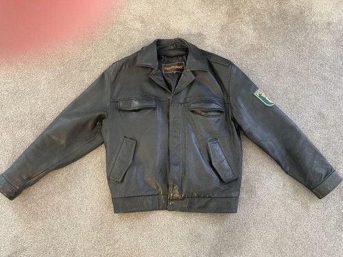 Giacca pelle uomo polizia - giacca,