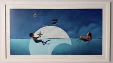 Quadro Fine Art Giclèe Diego Santini 60x110cm “la notte stellata” in cornice