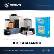 KIT TAGLIANDO 4 LT SELENIA GAS+ 3 FILTRI FIAT 500X 1.4 T-Jet GPL 120CV