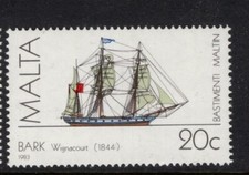 Malta 1983 NAVI, TRE ALBERI