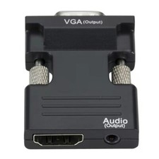 HDMI a VGA con Audio Output Cable Converter Adattatore 1080P