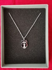 S'Agapo - Collana donna con ciondolo a forma di gufo