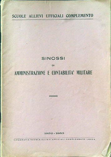Sinossi amministrazione e - sinossi, di
