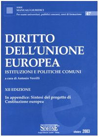 Diritto dell unione - diritto, europea