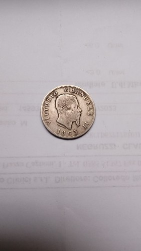 Moneta regno italia anno - regno,
