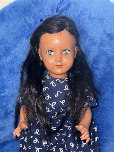 Bambola vintage celluloide - vintage, 18"