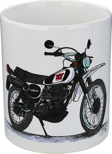 Tazza porcellana yamaha xt500 - porcellana, 'xt500