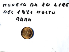 Moneta anno 1982 da 20 Lire
