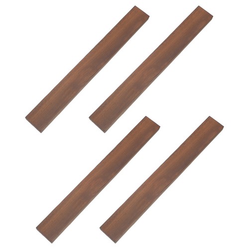 4pz strisce legno carbonizzato - strisce,