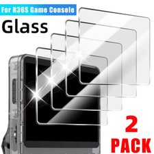 2PCS R36S Pellicola Vetro Temperato Protezione Schermo per Console Gioco R36S