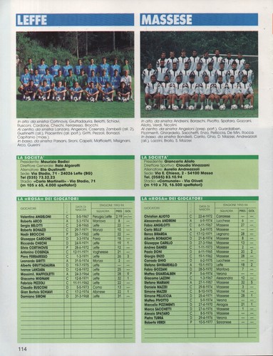 Guerin sportivo 1994 95 - sportivo, 1994/95