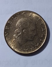 MONETA 200 LIRE 1977 REPUBBLICA ITALIANA RARA TUTTO COME DA FOTO