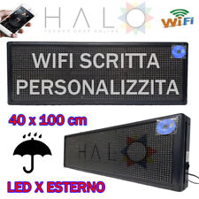 INSEGNA LUMINOSA LED SCRITTA CON EFFETTI PERSONALIZZATI USO ESTERNO INTERNO IP65