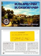 Ham Radio QSL QSO Postcard