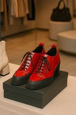 Manufacture D'essai★ Donna ★Stile :Francesina ★Tg. 3️⃣9️⃣ Vernice.Col: ? & ⚫