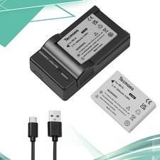 2X Batteria NB-5L 1,6Ah + Caricabatterie per Canon IXUS 900 Ti 950 IS 960 IS 970 IS 990 IS