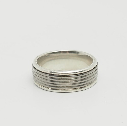 Anello ampio titanio in - in,