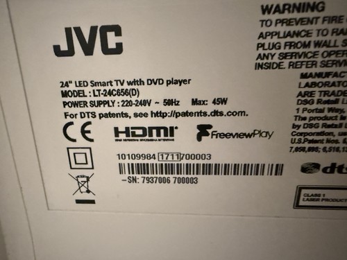 Jvc 24c656 led smart - lt-24c656, led-smart