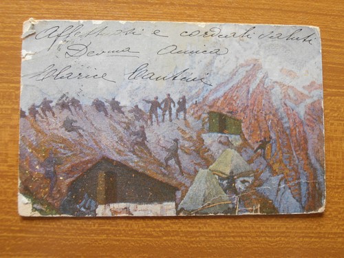 1910 antica cartolina - 1910,