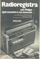 PHILIPS RADIOREGISTRATORE - ELETTRODOMESTICI - ADVERSITING -