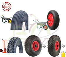 RUOTA PIENA ANTIFORATURA / PNEUMATICA GONFIABILE COPERTONE CARRELLINO CARRIOLA