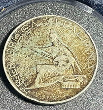 500 Lire, Argento, Centenario unità d' Italia 1861- 1961, Italia ,Repubblica