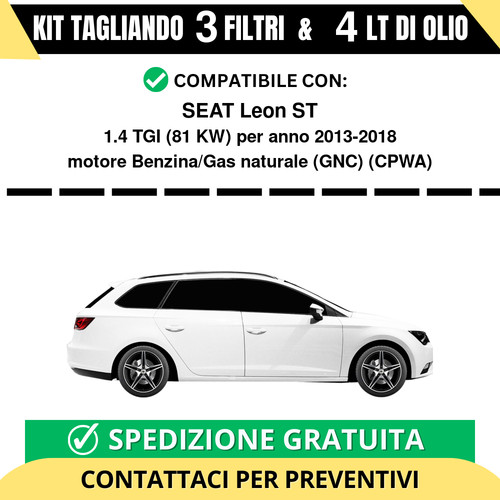 Tagliando per seat leon 4 - seat, 1.4